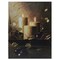 Northlight LED Lighted Glittery Gold Flickering Candles Christmas Canvas Wall Art 15.75" x 11.75"